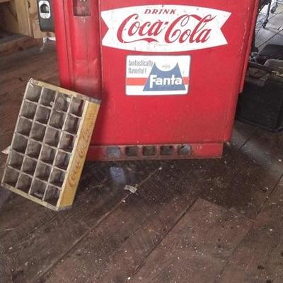 SOLD  Vintage Coke Machine 
