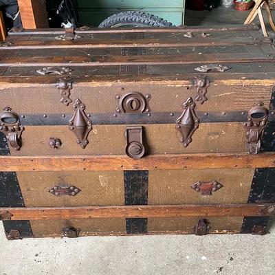 Late 1800's steamer trunk