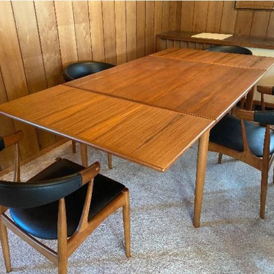 Andersen Vejen, Denmark dining table and chairs