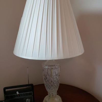 Cut Glass Lamp