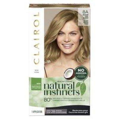Natural Instincts Clairol Non-Permanent Hair Color - 8A Medium Cool Blonde - 1 kit