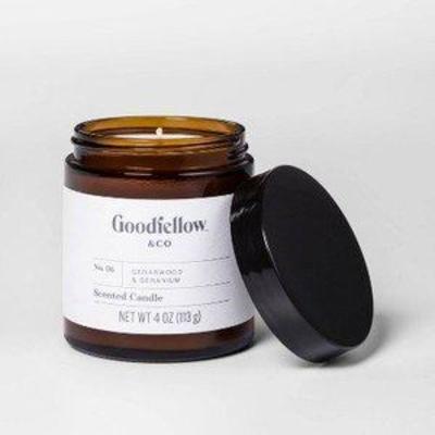No. 06 Cedarwood & Geranium Scented Candle - 4oz - Goodfellow & Co