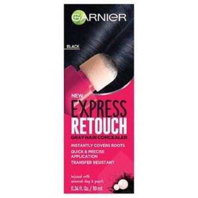 Garnier Express Retouch Black Gray Hair Concealer - 0.34 fl oz