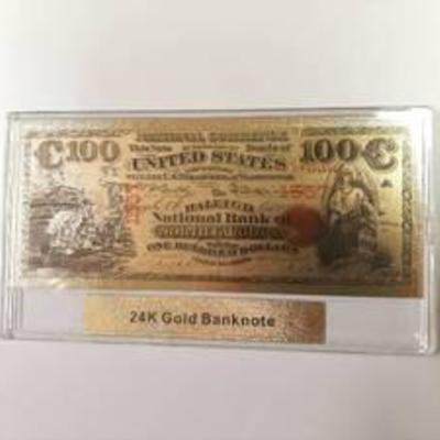 24K Gold Banknote