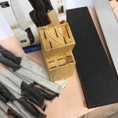 Knife Set and Serving