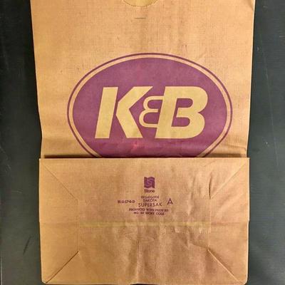 KB0194: Vintage Katz & Besthoff Drug Stores KB Paper Grocery Bag	 $15.00 	 Cash / Venmo / Cash Ap Payments 
