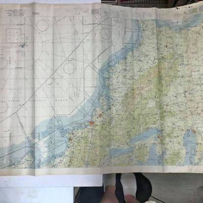 https://www.ebay.com/itm/124207358396	Cma2077: Vintage Nautical Map Us Eastern Seaborne Air Chart	 $18.00 
