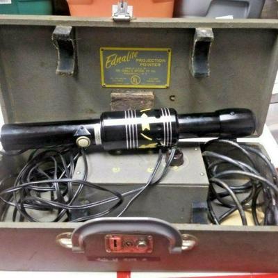 https://www.ebay.com/itm/114241851625	AB0399 USED VINTAGE EDNALITE PROJECTION POINTER MODEL 120A WORKS MADE IN USA BY	 Auction 
