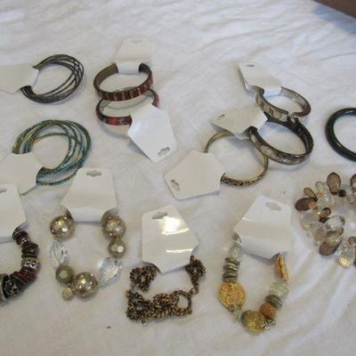 Many bracelets