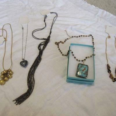 Large selection of necklaces