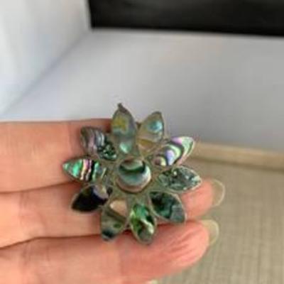 Mexican Silver Abalone Flower