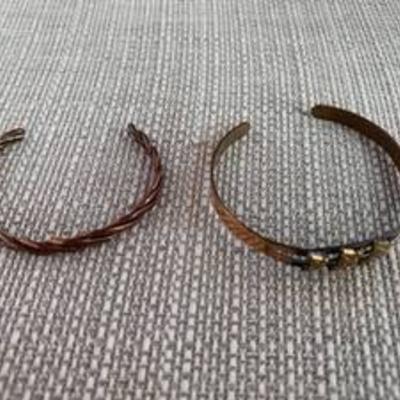Pair of Copper Bracelets