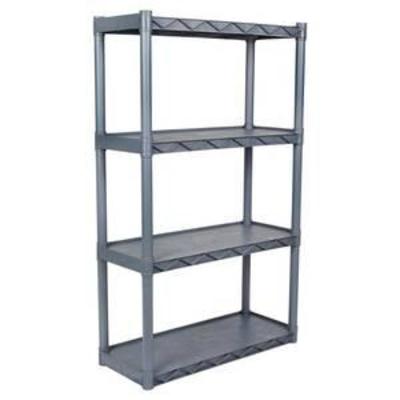 Plano Molding 4 Shelf Unit 34.25x 14.5-Dark Gray 904011