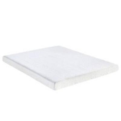 Classic Brands 4.5-Inch Cool Gel Memory Foam Replacement Sleeper Sofa Bed Mattress, Queen, White