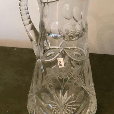 https://www.ebay.com/itm/114240186161	BU1144 Cut Glass Pitcher Tall Local Pickup	 Auction 
