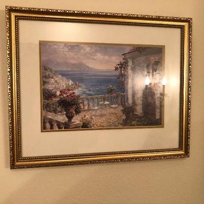 https://www.ebay.com/itm/114240270921	BU7025 Framed Mediterranean Shore Print Local Pickup	 Auction 
