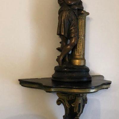 https://www.ebay.com/itm/124203595050	BU7046 Large Black And Gold Statue And Wall Shelf Local Pickup	 Auction 

