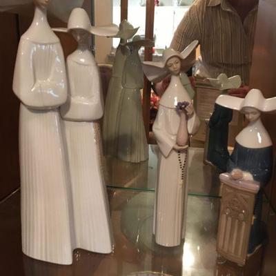 Lladro porcelain figures