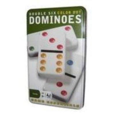 double six 24 color dot dominos (game essentials)