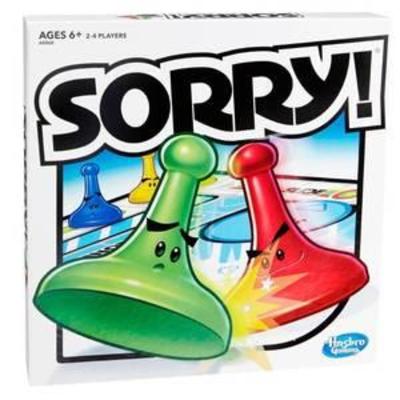 Hasbro SorryÂ® Board Game - Ages 6+