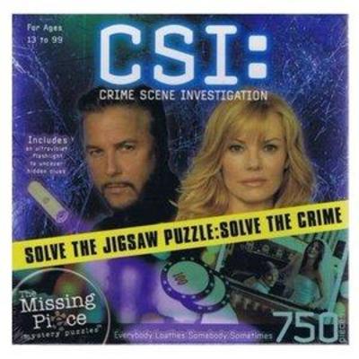 CSI Crime Scene Investigation Solve The Crime Jigsaw Puzzle