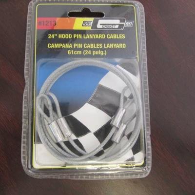 Lot of 11 Mr Gasket 1213 Replacement Hood Pin Lanyard Cables 24IN