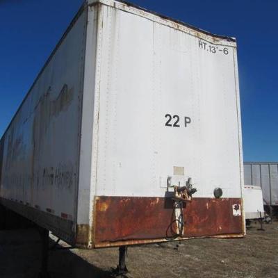 Strick Storage Trailer -ALL CONTENT INCLUDED - FULL OF TRUCK PARTS