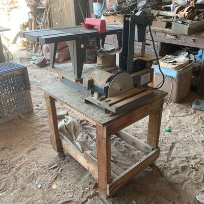 3010	

Workbench, Craftsman Router Table, and 1â€ American Sander Grinder
Workbench, Craftsman Router Table, and 1â€ American Sander...