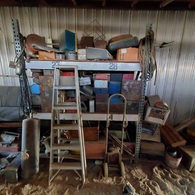 1734	

Pallet Rack, Tool Boxes, Ladder, Dolly, Etc.
Pallet Rack, Tool Boxes, Ladder, Dolly, Etc.