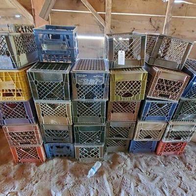 1718	

Milk Crates
Approximately 42 Milk Crates
