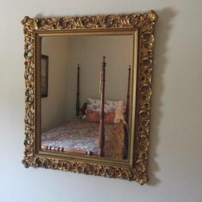 Ornate Gold Gilt Mirrors 