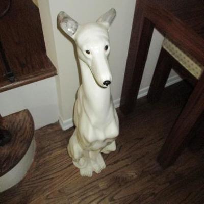 Greyhound Ceramic Dog 