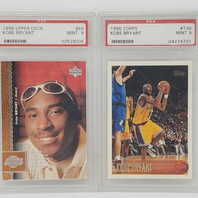 8003	

2 1996 Kobe Bryant Basketball Cards
2 1996 Kobe Bryant Basketball Cards