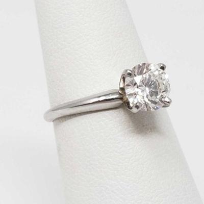 625	

14k Solitaire Diamond Ring, 2.1g
Size 6. Diamond Approx 1 ct.