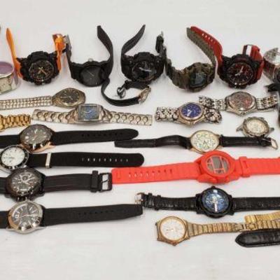 1006	

Approx 33 Watches
Brands Include Tommy Hilfiger, Guess, Milano Expressions, Michael Kors, Geneva, Armitron, G-Shock Casio, Diesel,...