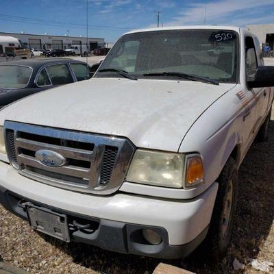Lot 520	

2008 Ford Ranger
Year: 2008
Make: Ford
Model: Ranger
Vehicle Type: Pickup Truck
Mileage:
Plate:
Body Type: 4 Door Cab; Super...