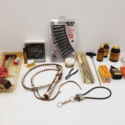 1067	

Gun Cleaning Kits, Whip, Artillery Shell, Gun Lock, And More
Also Includes Bullet Ice Tray, Cufflinks, And More