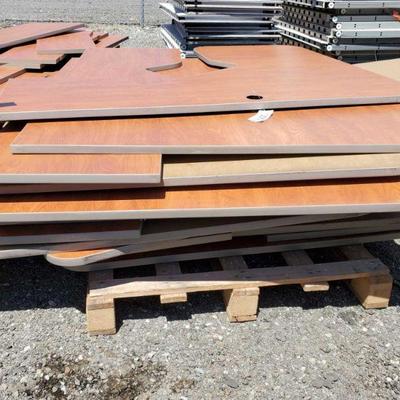 25003	

Approx 16 L-Shape Table Tops
Approx 16 L-Shape Table Tops, Measure Approx 60x72