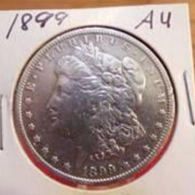 1899 Morgan Silver Dollar - AU