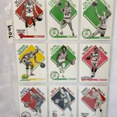 Vintage 1990 NBA Hoops Basketball Cards - Coaches