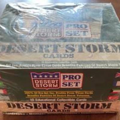 NEW SEALED BOX 1991 DESERT STORM PRO SET TRADING CARDS