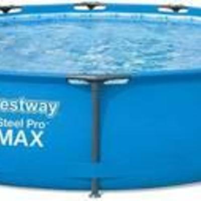 Bestway Steel Pro 10' x 30 Frame Pool Set 10-Feet by 30-inch MSRP $318.33