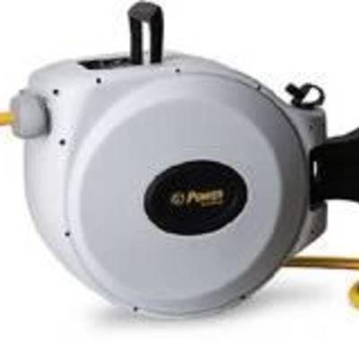 Power Bloom USA Retractable 58 Inch x 50 Foot Portable 3 Layer Power Hybrid Hose Reel MSRP $129.99