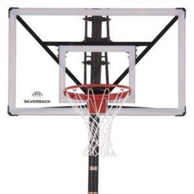 Silverback NXT 54 In-Ground Basketball Hoop with Adjustable-Height Backboard and QuickPlay Design