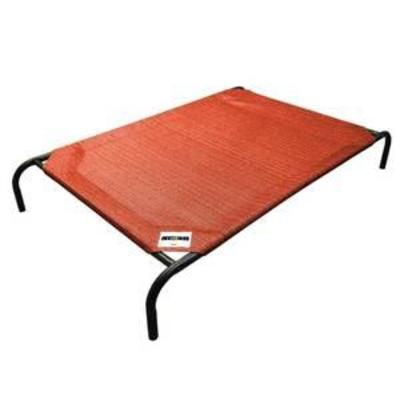 The Original Coolaroo Elevated Pet Dog Bed for Indoors & Outdoors, Large, Terracotta