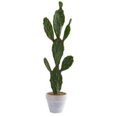 Nearly Natural 37-in. Cactus Artificial Silk Plants, Green