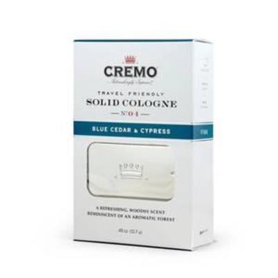 Cremo Blue Cedar and Cypress Men's Solid Cologne - .45oz