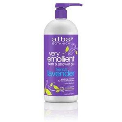 Alba Botanica Very Emollient French Lavender Bath & Shower Gel 32oz