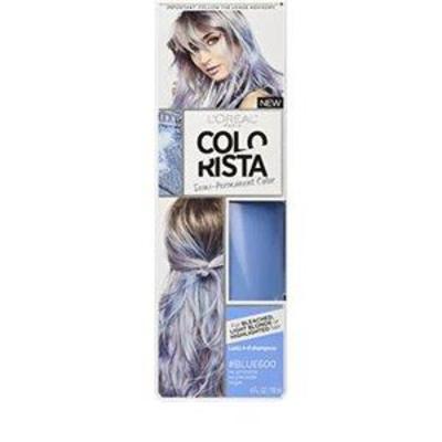 L'Oreal Paris Colorista Semi-Permanent for Light Blonde or Bleached Hair, Blue