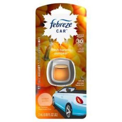 Febreze Fresh-Harvest Pumpkin Scented Car Air Freshener - 1ct - 0.06oz